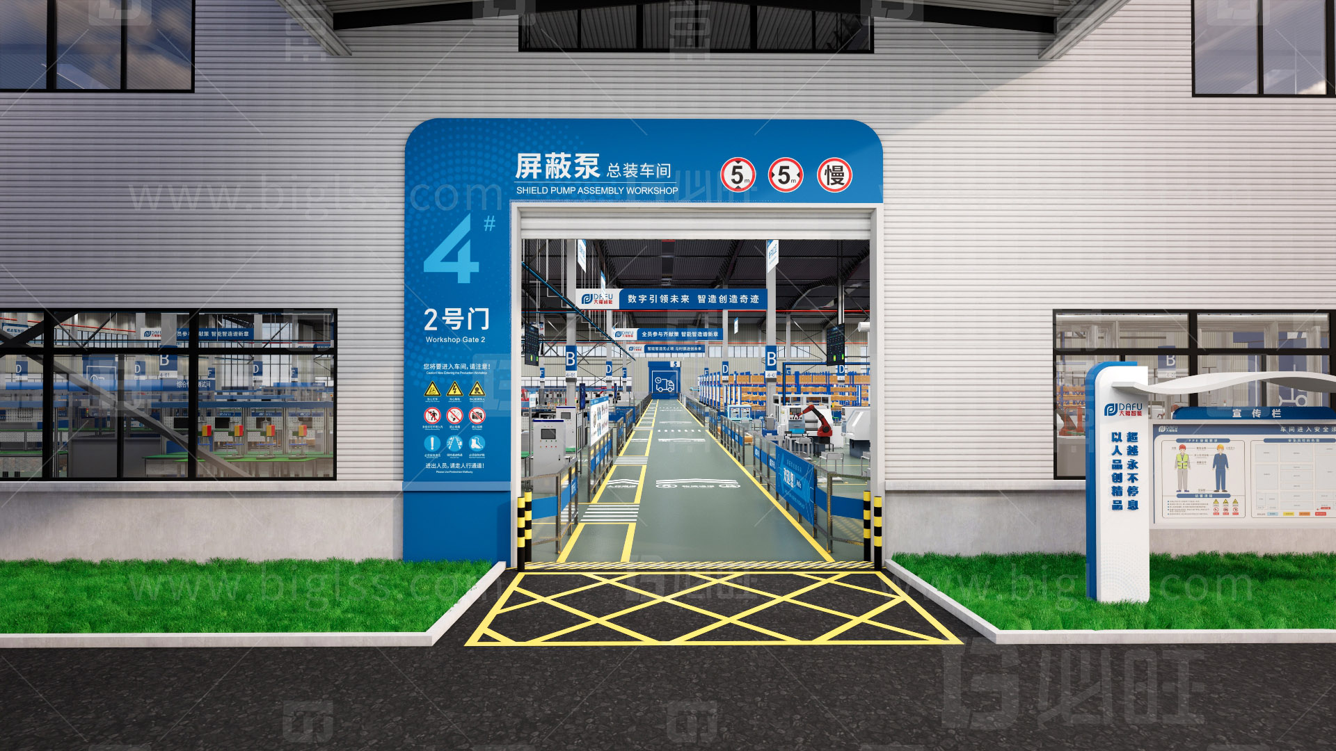 工廠目視化，車間目視化，目視化設計，空間設計