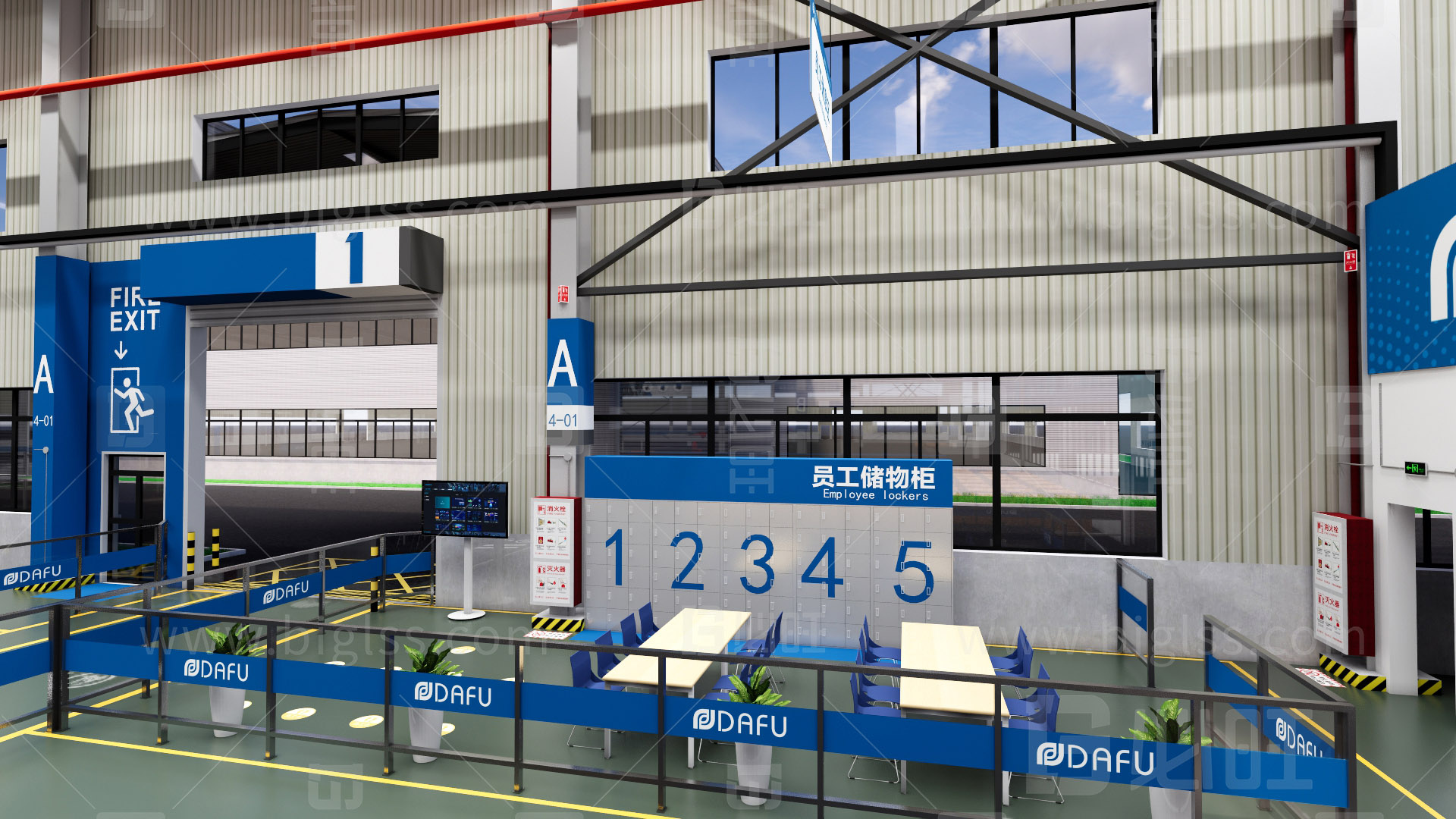 工廠目視化，車間目視化，目視化設計，空間設計